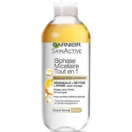 Garnier Eau Micellaire TOUT EN 1 BIPHASE 400ML