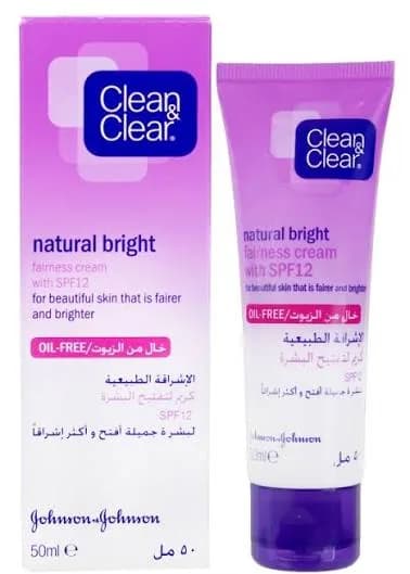 Clean & Clear Natural Bright Cream 50ml