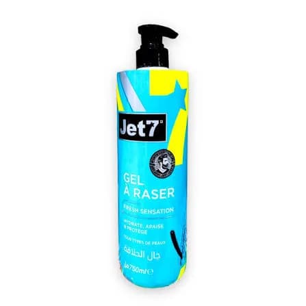Jet 7 Gel à Raser Fresh Sensation 750ml