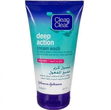 Clean & Clear Cream Wash Deep Action 150 ml