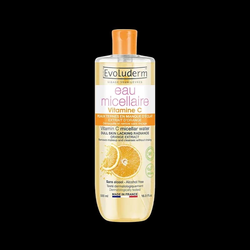 EVOLUDERM EAU MICELLAIRE VITAMINE C 500 ML