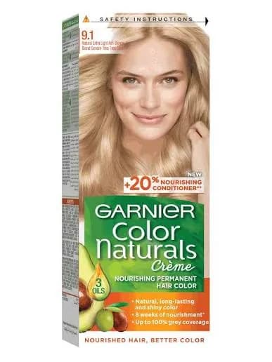 Garnier Color Naturals Teinture 9.1 Blond Très Clair Cendré