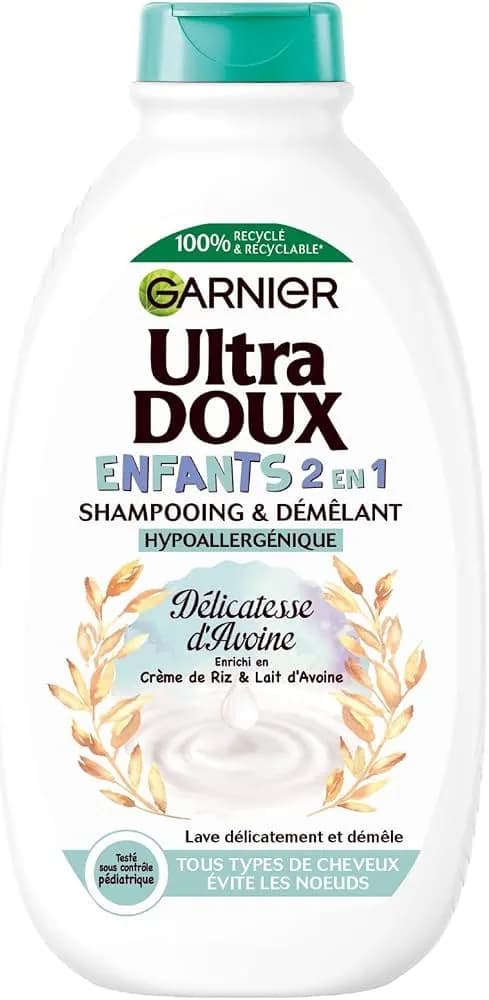 Garnier Ultra Doux Shampooing Enfant 2-en-1 Délicatesse d’Avoine Disney 300 ml