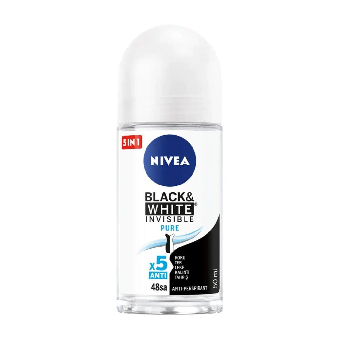 NIVEA Bille Femme Invisible B&W Pure 50 ml