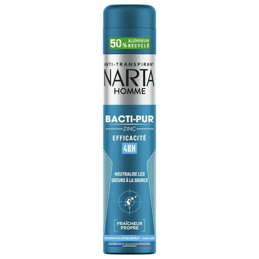 NARTA Déodorant Homme Atomi-Bactipur Zinc 200 ml