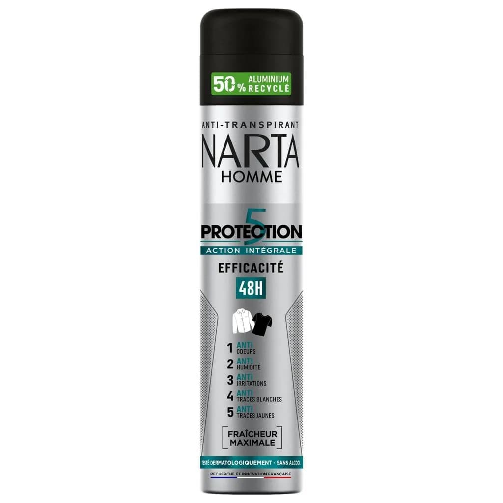 NARTA Déodorant Homme Atomi-Protection 5 200 ml