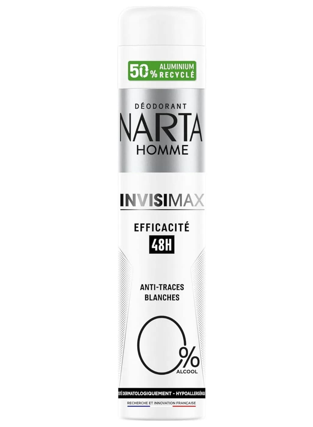 NARTA Déodorant Homme Atomi-Invisimax 0% 200 ml