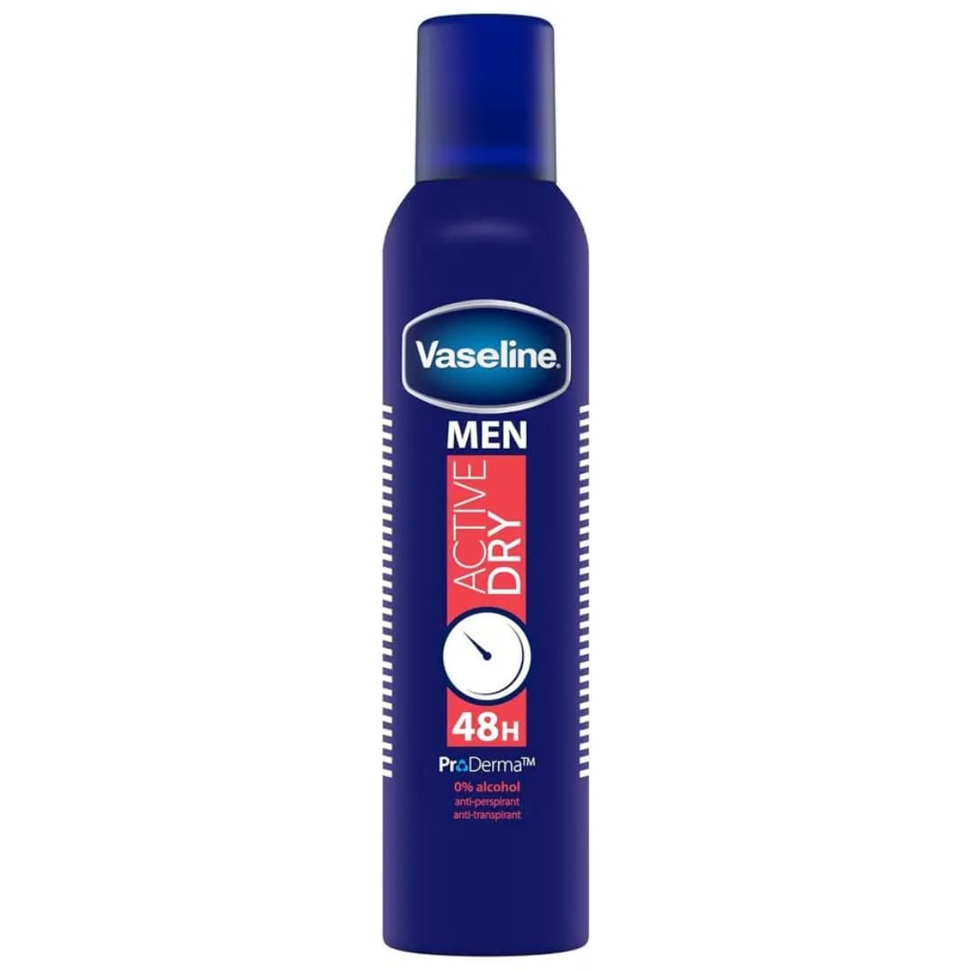 Vaseline Déodorant Homme Active Dry 250 ml