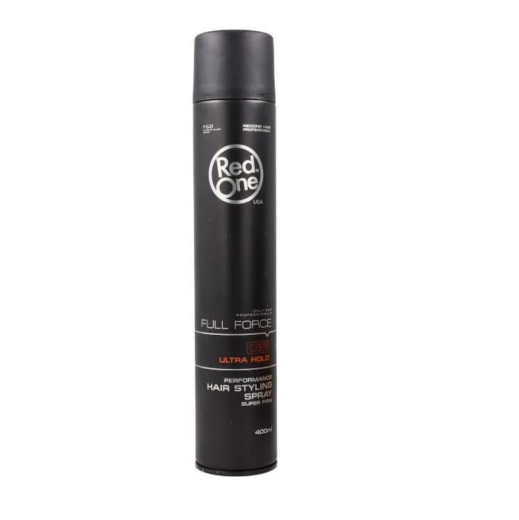 RED ONE Laque Ultra Hold Noir 400 ml