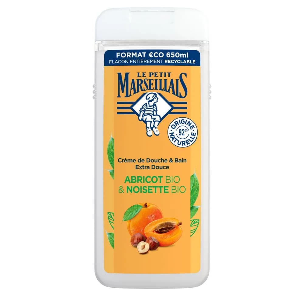 Le Petit Marseillais Gel Douche Abricot & Noisette 650 ml