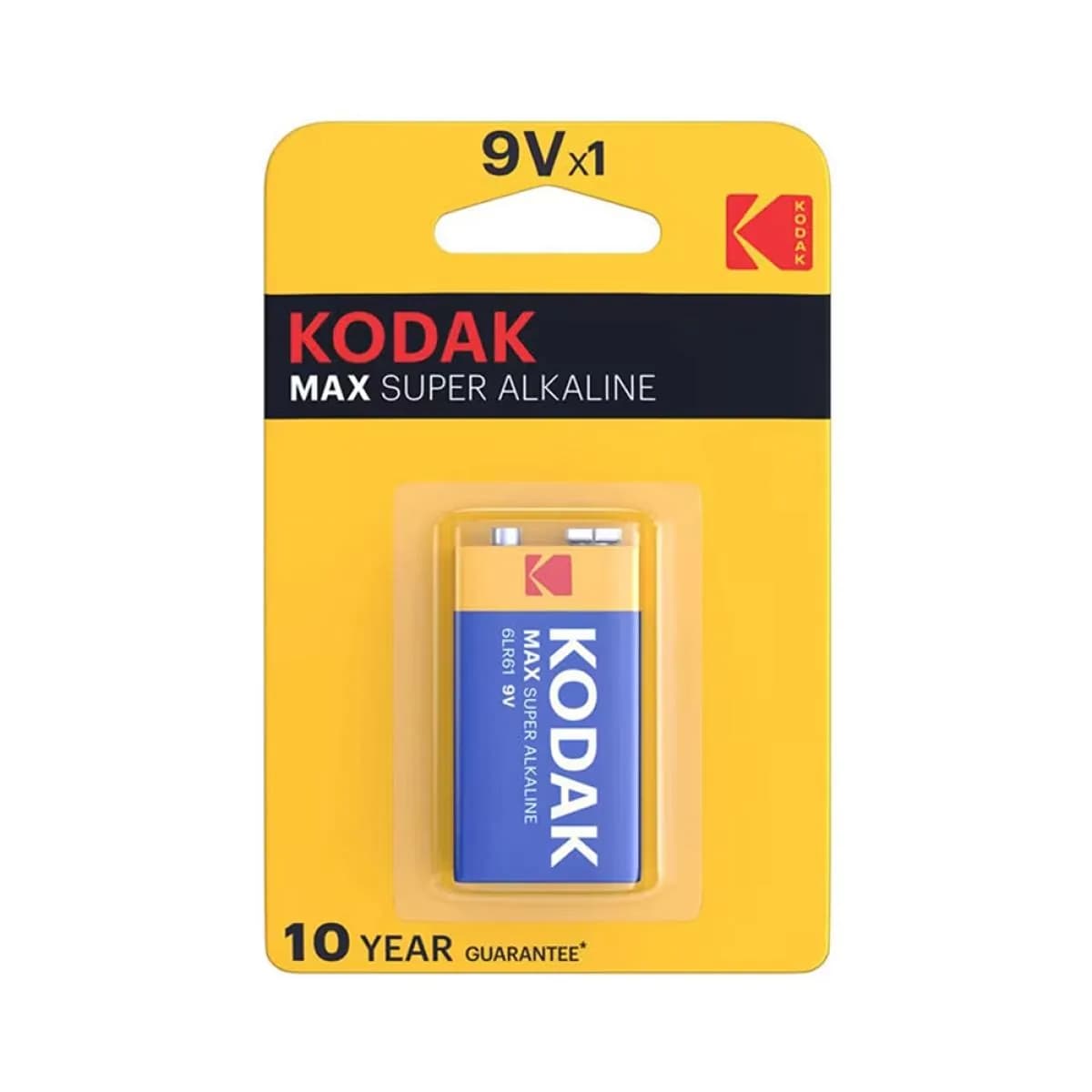 KODAK MAX Pile super alcaline 9 V