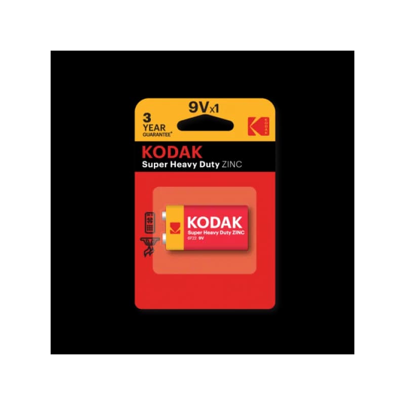 KODAK EXTRA HEAVY DUTY ZINC 9V