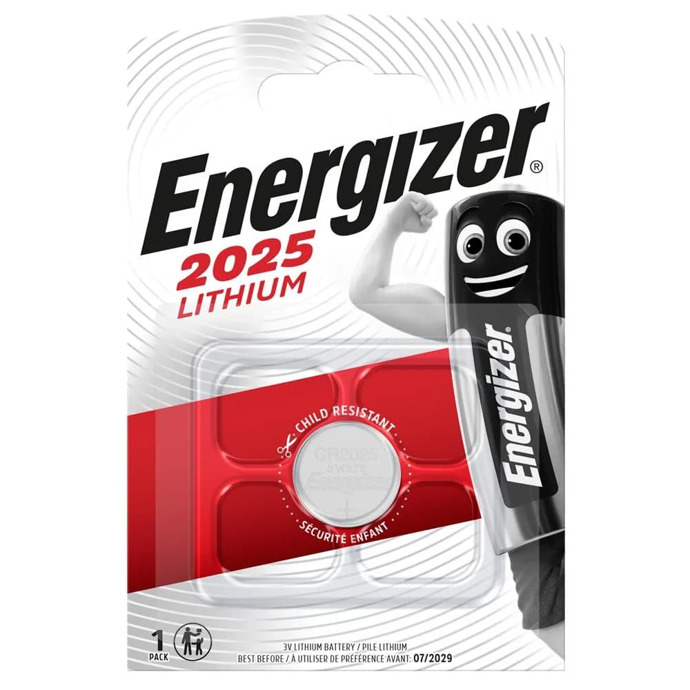 ENERGIZER CR2025 Pile bouton lithium 3 V