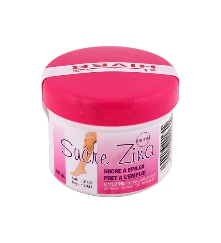 ZINA Sucre à épiler Rose 200 g