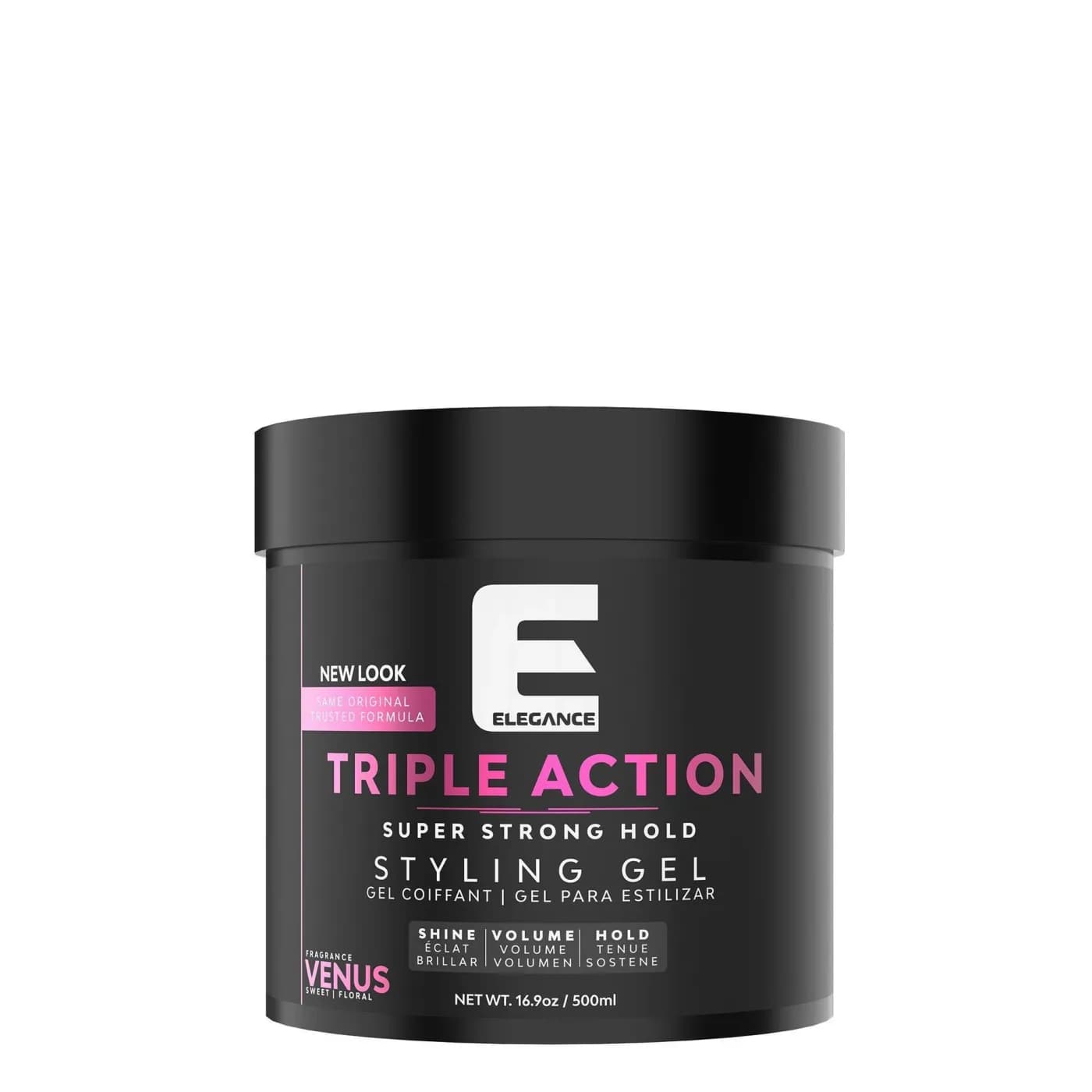 Elegance Triple Action Super Strong Hold Styling Gel VENUS 250 ml
