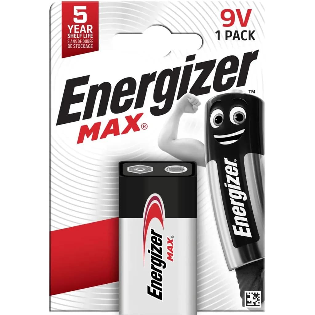 ENERGIZER Max Pile Alcaline 9V — 1 pile