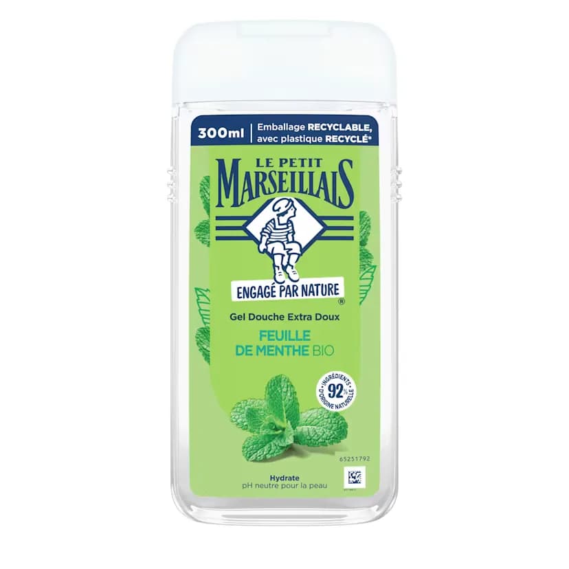 LE PETIT MARSEILLAIS Gel Douche Feuille de Menthe 200 ml