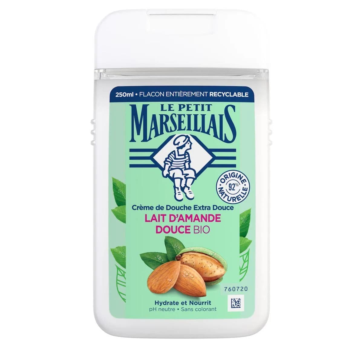LE PETIT MARSEILLAIS Crème de Douche Lait d’Amande Douce 250 ml