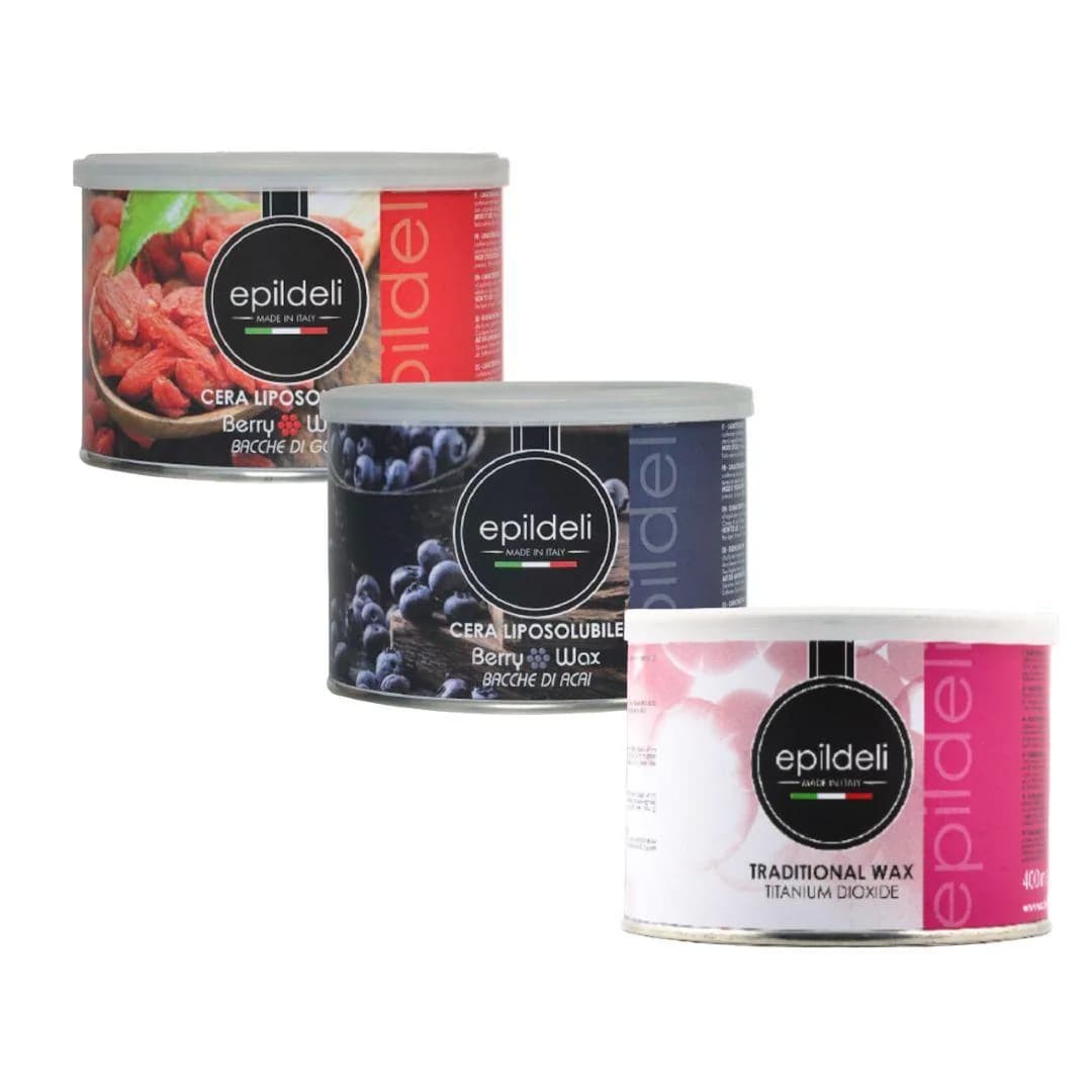 EPILDELI Cire à Épiler Rose 400 ml